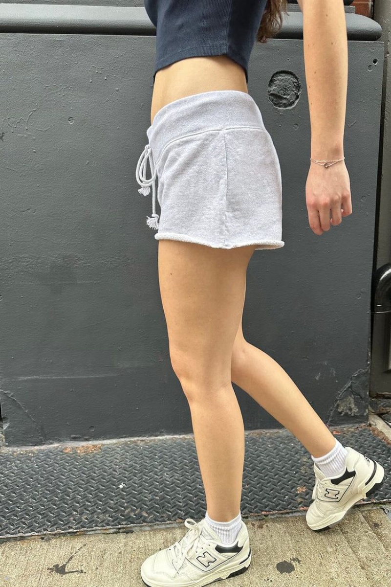 Short Jogging Brandy Melville Rainey Grise Clair | MRV-12099226